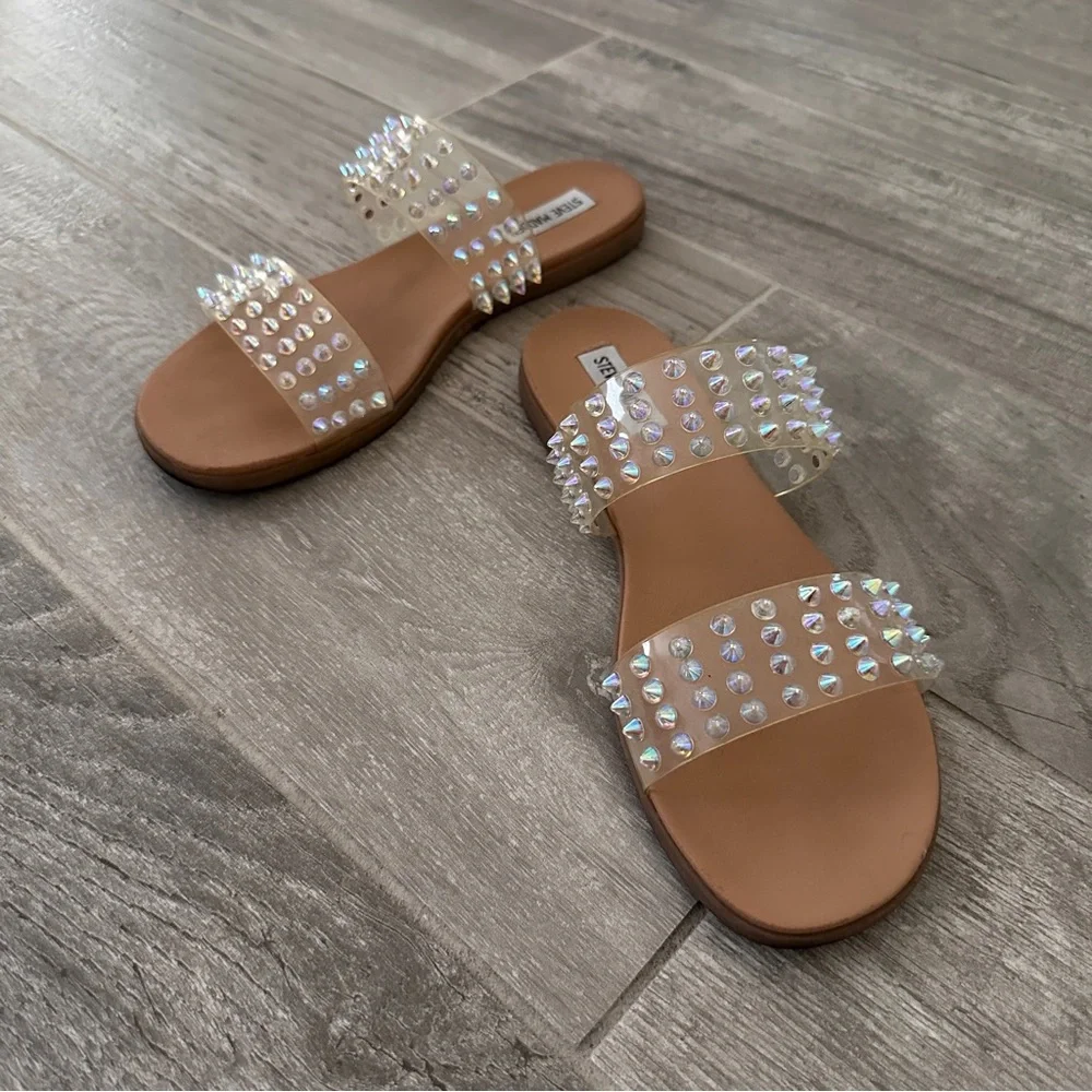 Steve Madden Iridescent Blizie Sandals - Picture 1 of 11